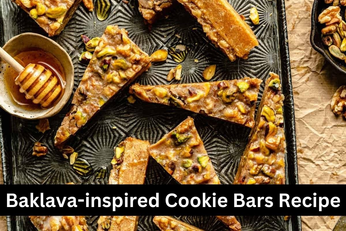 Baklava-inspired Cookie Bars Recipe