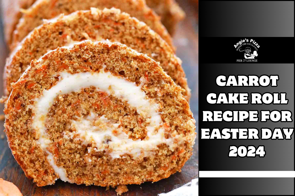 Carrot cake roll Recipe for Easter day 2024