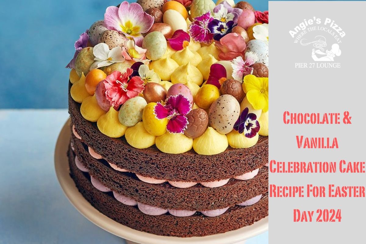 Chocolate & Vanilla Celebration Cake Recipe For Easter Day 2024