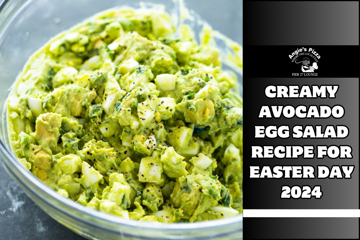 Creamy avocado egg salad Recipe for Easter day 2024