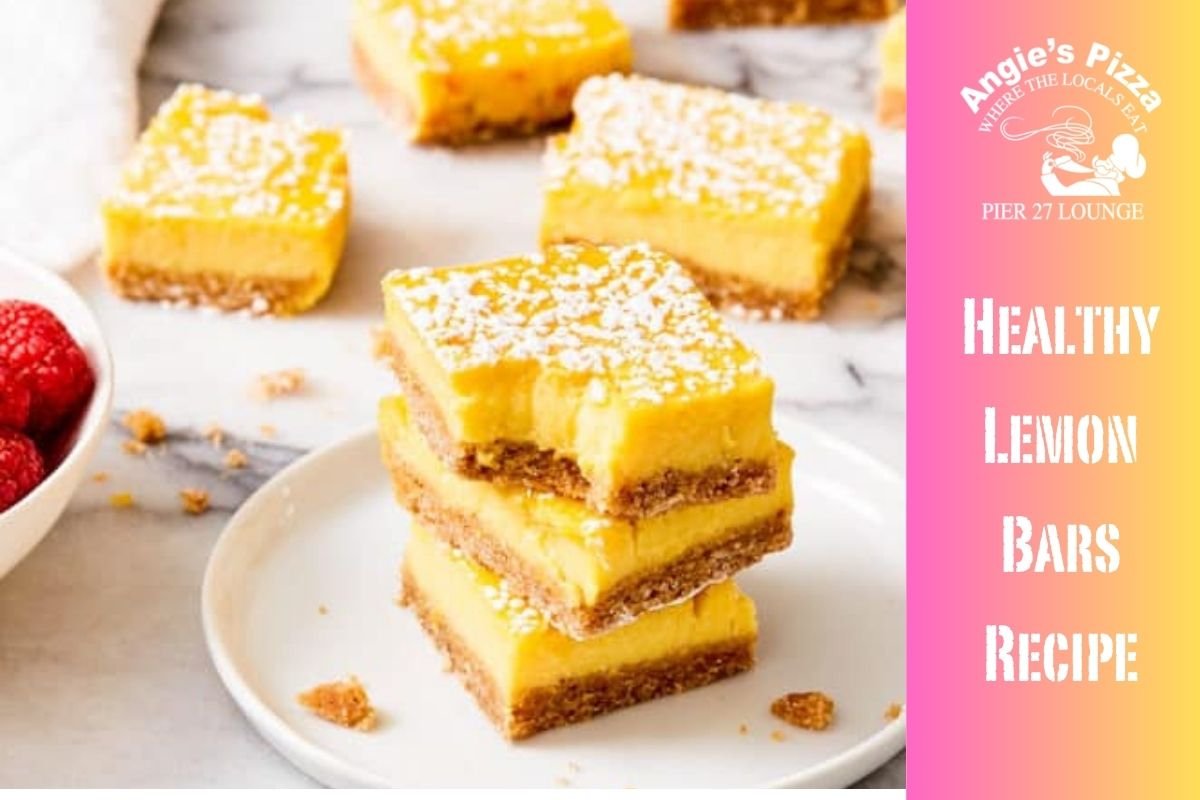 Healthy Lemon Bars Recipe