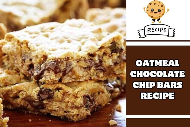 Oatmeal Chocolate Chip Bars Recipe