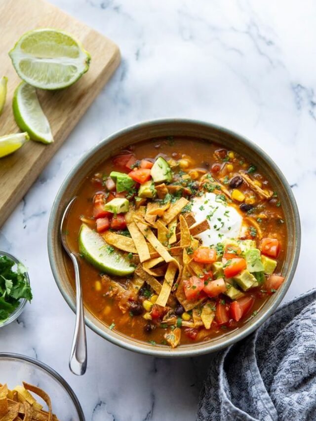 Quick And Easy Instant Pot Chicken Tortilla Soup Recipe - Angie's Pizza