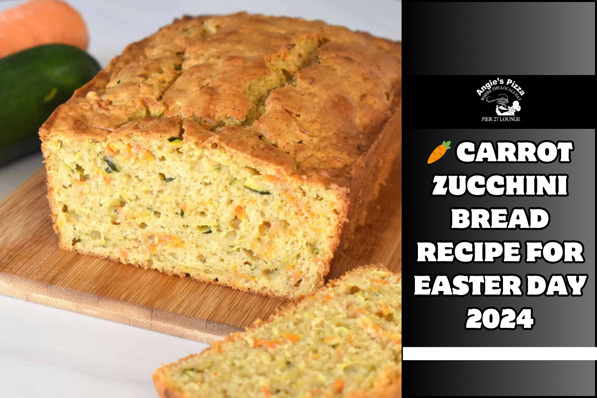 🥕 Carrot Zucchini Bread Recipe for Easter day 2024
