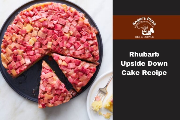 Rhubarb Upside Down Cake Recipe