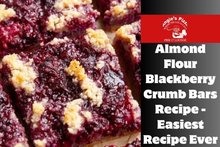 Almond Flour Blackberry Crumb Bars Recipe - Easiest Recipe Ever