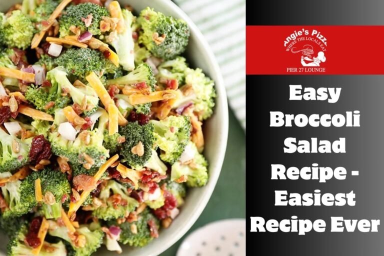 Easy Broccoli Salad Recipe - Easiest Recipe Ever