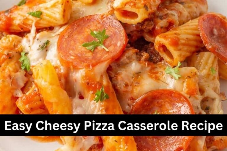 Easy Cheesy Pizza Casserole Recipe