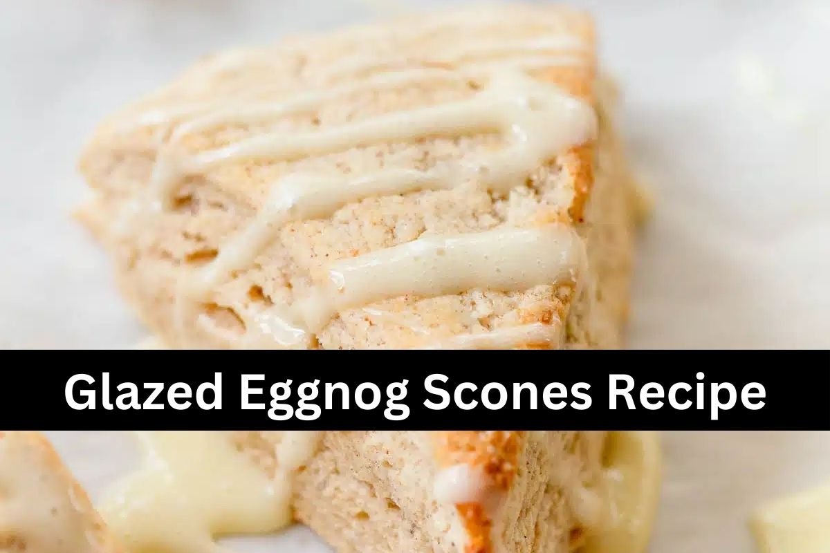 Glazed Eggnog Scones Recipe
